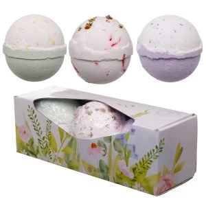 image of Botanical Handmade (Set of 3) Bath Bomb