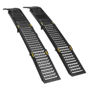 image of Steel Folding Loading Ramps 500KG Capacity Per Pair