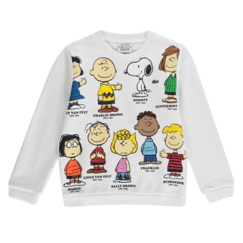 Lacoste X Peanuts Sweatshirt Junior - White SBH