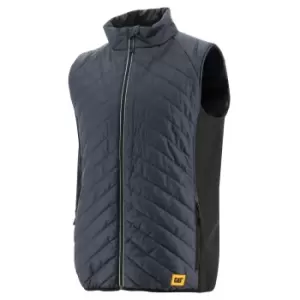 Image of Caterpillar Mens Trades Hybrid Body Warmer (XXL) (Navy)