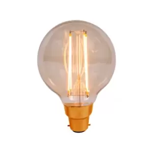 image of Bell Lighting - Bell 4W LED Vintage 125mm Globe - BC, Amber, 2000K