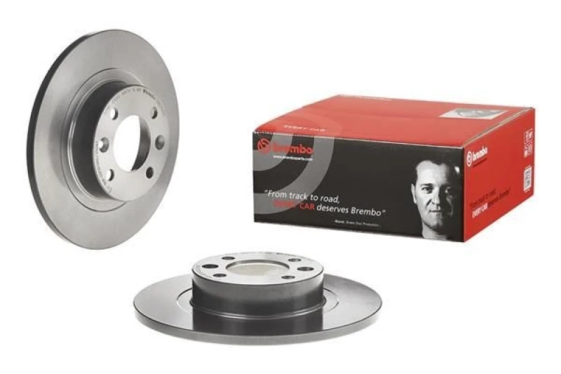 Image of BREMBO Brake disc BREMBO 08.D750.11