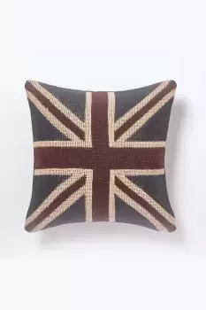 Image of Jacquard Union Jack Cushion Cover British Flag