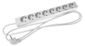 Image of Kopp 2m 8 Socket Type F - German Schuko Extension Lead, 250 V ac
