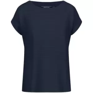 Image of Regatta Womens Adine Stripe Dobby Jersey Top 8 - Bust 32' (81cm)