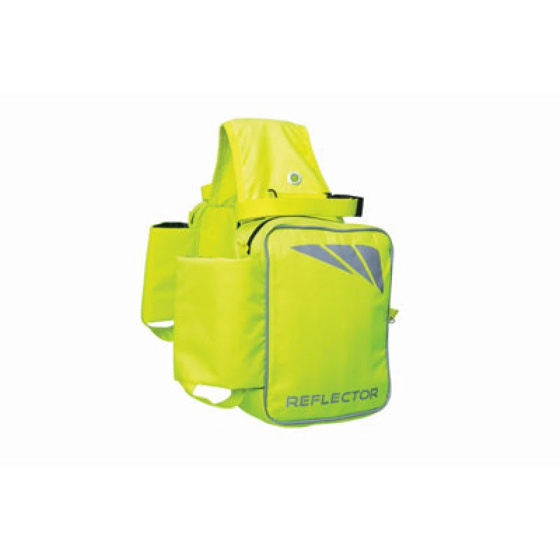 Image of Hy Reflector Saddle Panniers Yellow (One Size)