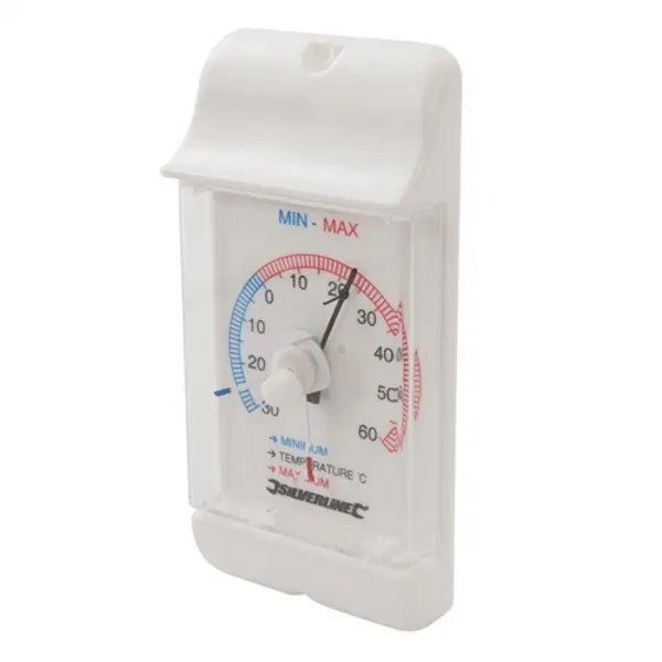 image of Silverline Min/Max Dial Thermometer -30° to +60°C