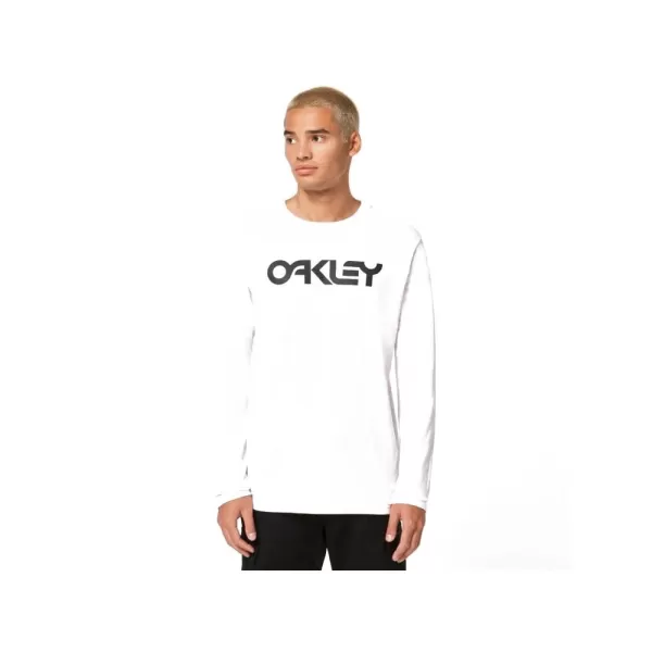 Image of Oakley MARK II L/S TEE 2.0 T-SHIRT White/Black - XXL