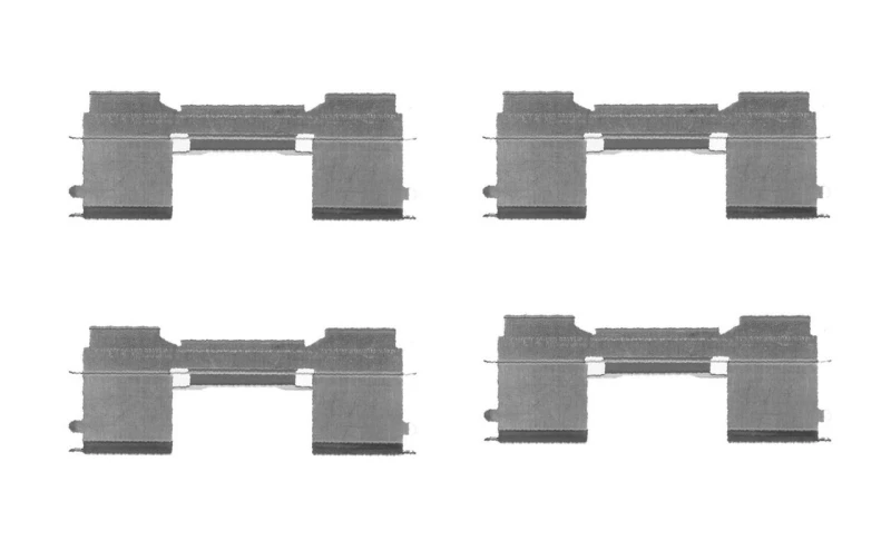 Image of Bosch 1 987 474 711 Accessory Kit, disc brake pads Accessory Kit,disc brake pads (1164)