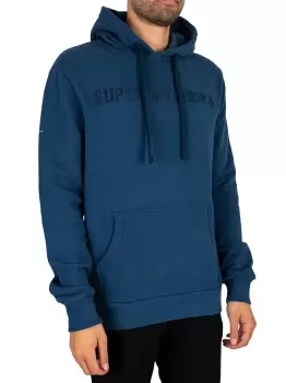 image of Vintage Corp Logo Pullover Hoodie