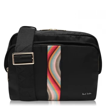 Image of PAUL SMITH Nylon Crossbody Bag - Black 79