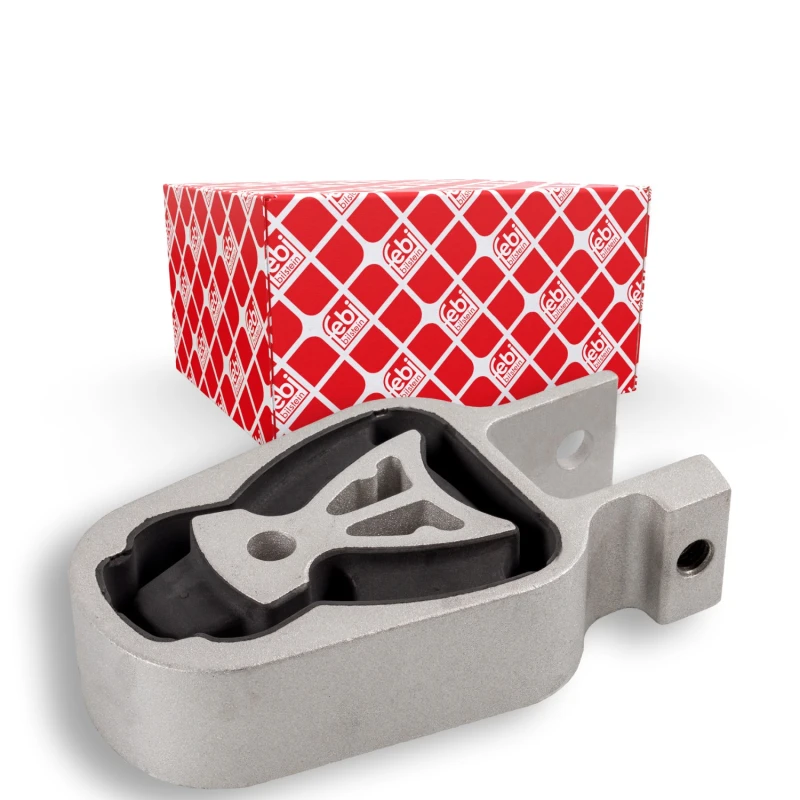 Image of FEBI BILSTEIN 32669 Engine mount Rear, Rubber-Metal Mount Engine Mounting (247)