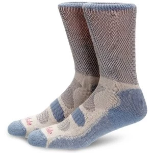 image of Bridgedale Coolfusion Light Hiker Womens Sock Smokey Blue Large