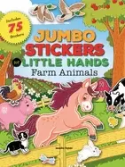 Image of jumbo stickers for little hands farm animals