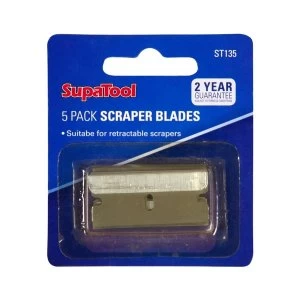 image of SupaTool Scraper Blades 5 Piece