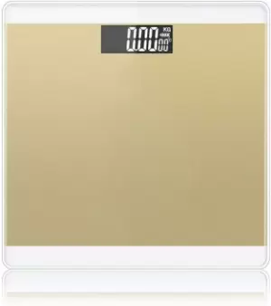 image of Aquarius 3 in 1 Digital Bathroom Weighing Scale - Gold