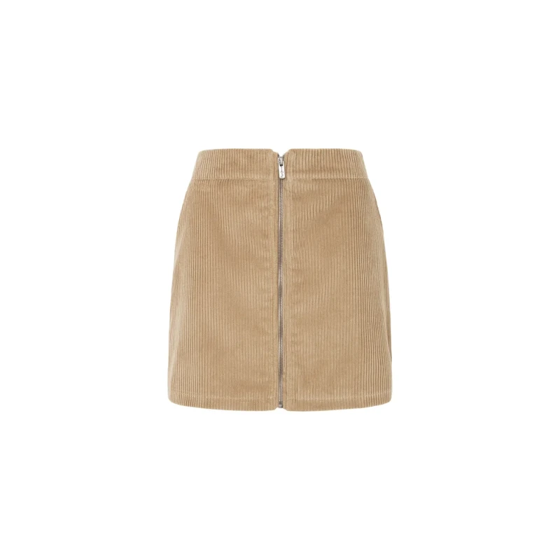 Image of Pepe Jeans Womens skirt Pepe Jeans Cassie Beige Female S