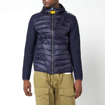Image of Parajumpers Mens Nolan Hybrid Hooded Jacket - Navy - XL
