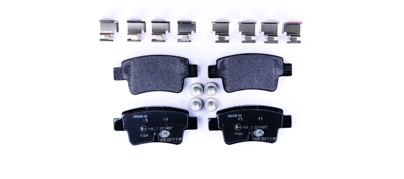Image of HELLA Brake pad set HELLA 8DB 355 012-391