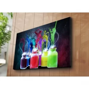 Image of 70100C-031 Multicolor Decorative Canvas Painting