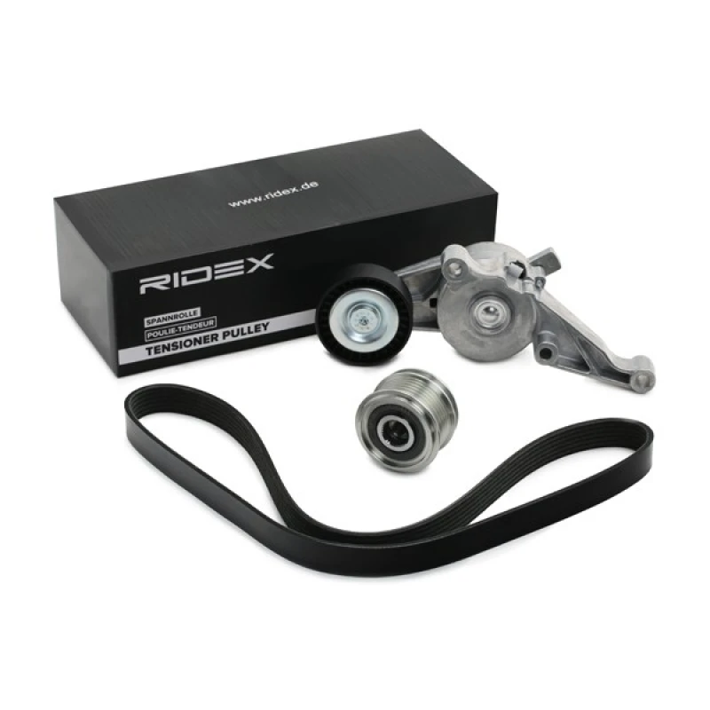 Image of RIDEX 542R0064 V-ribbed belt set V-Ribbed Belt Set (542)