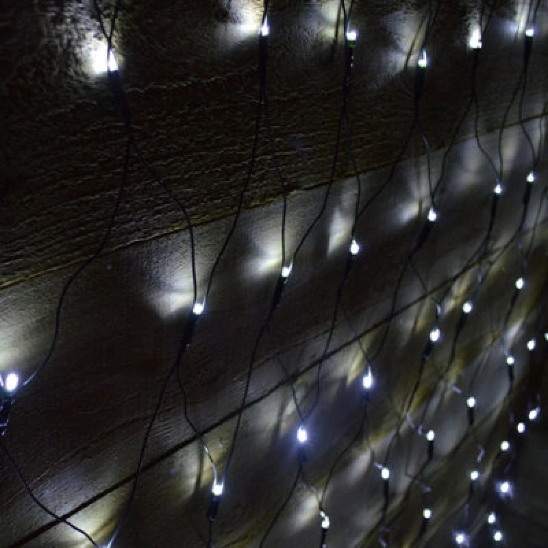 Image of Samuel Alexander Premier 3.5M X 1.2M 360 LED Multi Action Christmas Net Window Light Cool White
