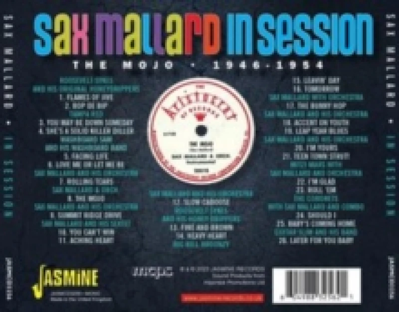 Image of The Mojo: Sax Mallard in Session 1946-1954 CD / Album