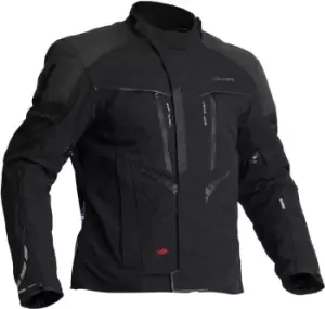 Image of Halvarssons Vansbro Waterproof Motorcycle Textile Jacket, black, Size 50, black, Size 50