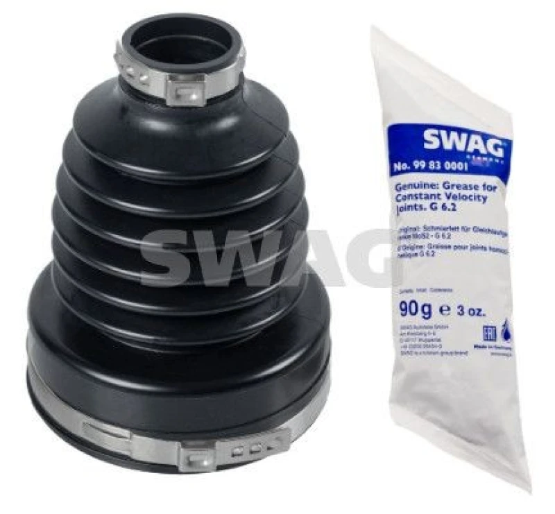 Image of CV boot kit, drive shaft SWAG 33 10 1862