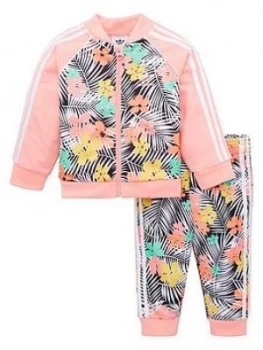 Image of Adidas Originals Childrens Sst Tracksuit - Pink