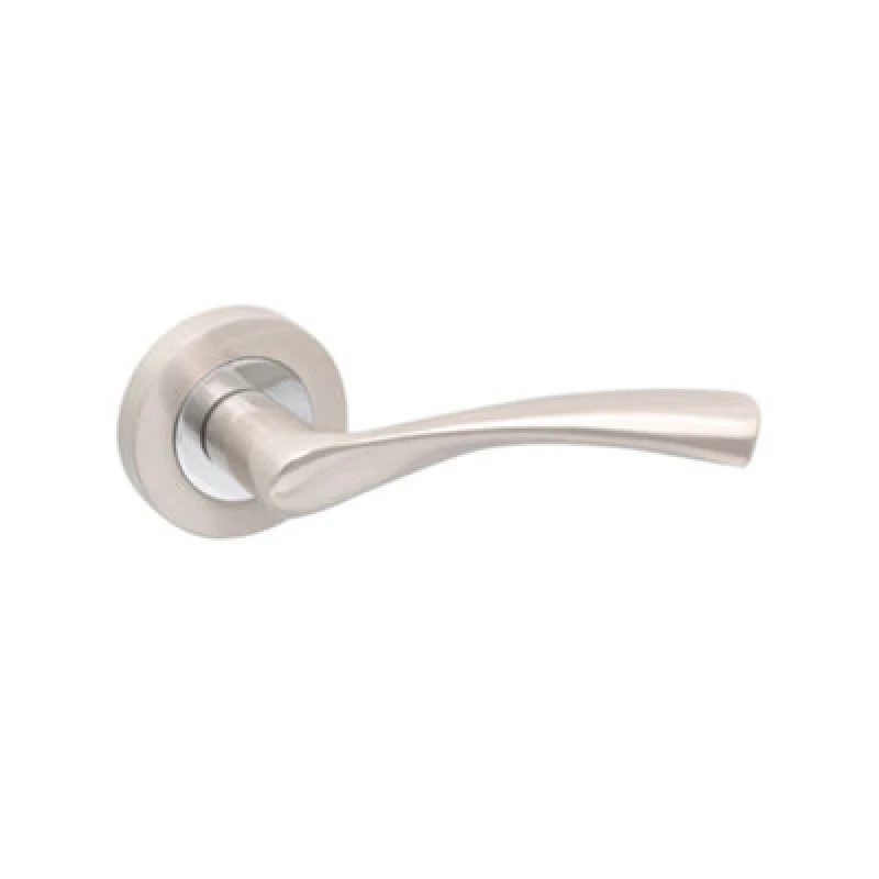 Image of Spira Brass Mercury Lever Door Handle Dual Tone