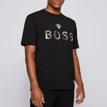 image of Hugo Boss X NBA Knicks Crew Neck T-Shirt Black Size M Men