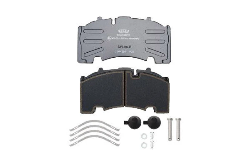 Image of BERAL BCV29264TK Brake pad set prepared for wear warning indicator, with accessories Brake Pad Set,disc brake (402)