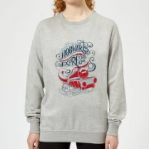 Image of Harry Potter Hogwarts Express Womens Sweatshirt - Grey - 3XL