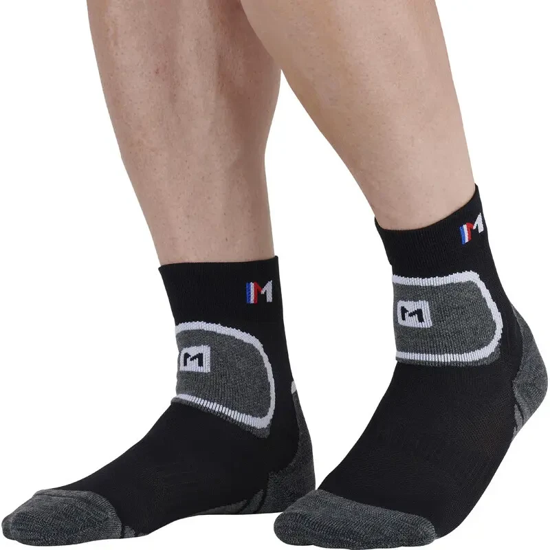Image of Football Socks Monnet Mid Perf Noir Unisex 35/36