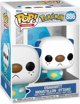 image of Pokemon Oshawott - Moustillon - Ottaro vinyl figure 886 Funko Pop! multicolor