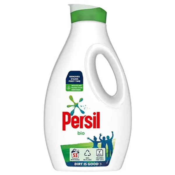 image of Persil Non Bio Laundry Washing Liquid Detergent 1995ml