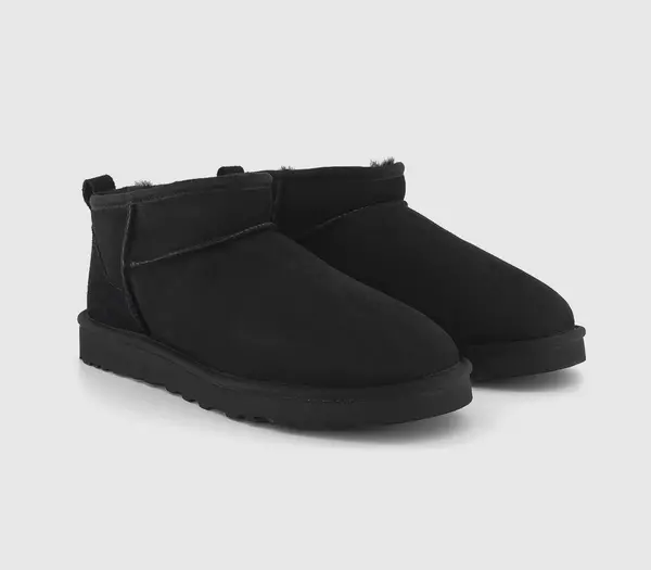 Image of UGG Mens Classic Ultra Mini M Black, 12