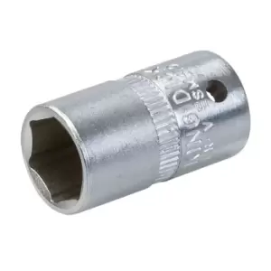 image of King Dick ESM410 Socket 1/4" SD 6pt Metric 10mm