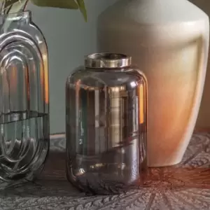 Image of Crossland Grove Potenza Lustre Vase Grey 140X140X240Mm Grey
