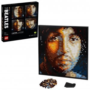 Image of LEGO Art The Beatles Set for Adults Wall Decor 31198