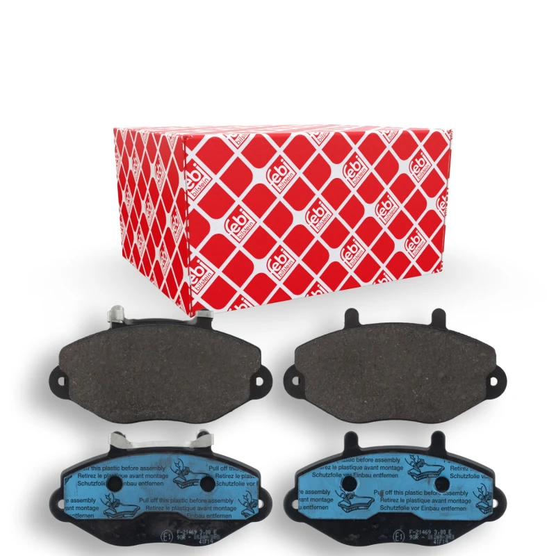 Image of FEBI BILSTEIN 116070 Brake pad set Front Axle, with acoustic wear warning Brake Pad Set,disc brake (402)