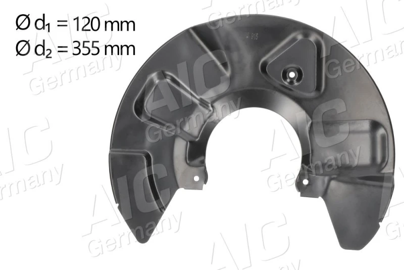 Image of Brake disc backing plate AIC 56166