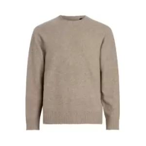 image of AllSaints Luka Crew Neck Sweater - Beige