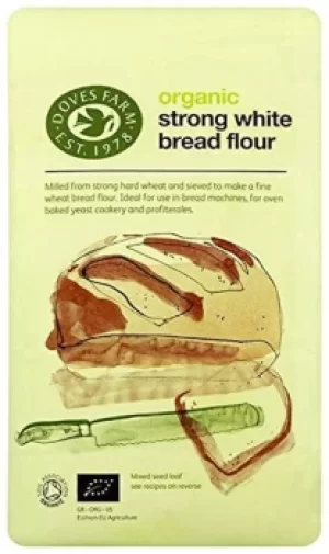 Image of Doves Farm Organic Strong White Bread Flour 1500g (Case of 5)