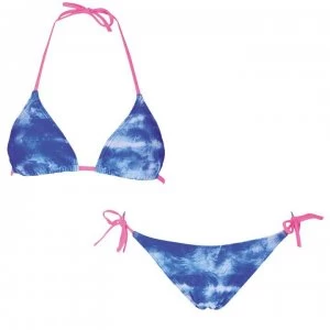 Image of Arena Triangle Bikini Set Ladies - Pix Blue/papa
