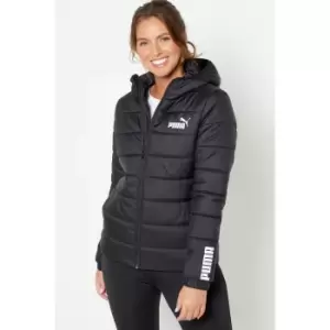 image of Puma Hooded Black Padded Jacket