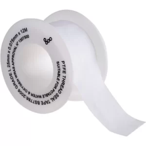 Image of PTFE Tape for Thread Sealing, 25MMX12M