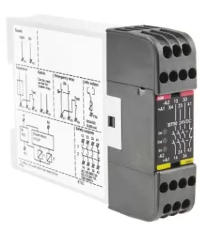 Image of Abb 2Tla010033R0000 Relay, Safety, 3No, 1Nc, 250Vac, 6A