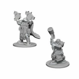 image of Dungeons & Dragons Nolzur's Marvelous Unpainted Miniatures (W1) Dwarf Male Cleric